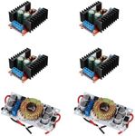 hiBCTR 6-Pack DC-DC Boost Converter Modules (2x250W + 4x150W) 10-40V to 12-50V Adjustable Voltage/Current