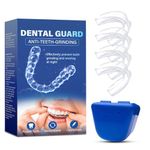 Mouth Guard for Grinding Teeth, Mouth Guard, Night Guard for Grinding Teeth, Mouth Guard for Sleeping (4 Piece Set/2 Sizes)