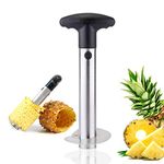 Pineapple Cutter Corer Slicer Peeler, Stainless Steel Slicer Stem Remover Cutter Tool - All in one Kitchen Gadget