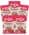 Bio&Me: Super Berry Gut-Loving Granola 5-Pack (5 x 360g Total) / Vegan, No Added Sugar, High Fibre, Breakfast