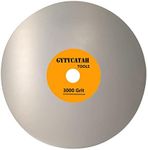 GYTYCATAH Diamond Flat Lap Disc, 4" x 5/8" Arbor 3000 Grit, Diamond Coated Flat Lap Wheel for Gemstone Ceramics Stone Glass, Grinding Sanding Disc Lapping Polishing Disc