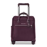 Briggs & Riley Rhapsody Softside Underseat Carry On Cabin Spinner, Plum, Wide 16-Inch, one Size