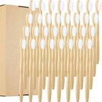 32 Pieces Biodegradable Bamboo Toothbrushes Natural Toothbrush Compostable Wood Bamboo Toothbrush with Slim Soft Bristles for Teens and Adult (White Brush Head)