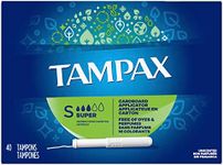 Tampax Tampons, Cardboard, Super 40