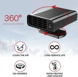 Leaflai 12V Portable Car Heater – Compact Vehicle Defroster