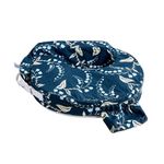 My Brest Friend Original Nursing Posture Pillow, Navy Bluebells