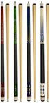 Set of 4 Pool Cues New 58" Billiard