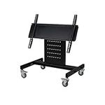 TV Stand Cabinet Floor TV Stand With Iron Base For 32 To 1000 Inch Screen Tilt Swivel Height Adjustable Hold 150 Kgs Max