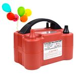 Vinsani® Powerful 600W Balloon Inflator Electric Pump - Portable Dual Nozzle Electric Balloon Blower for Party, Wedding, Birthday, Promotional Activities and Festival Decoration