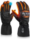 BARCHI HEAT Heated Gloves-12V Heated Motorcycle Gloves for Men and Women, Electric Rechargeable Battery Waterproof Touchscreen for Riding, Skiing, Camping, and Outdoor Cycling