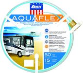 Teknor Apex 7503-50 AquaFlex Hose44; 0.5 in. x 50 ft.44; White & Blue