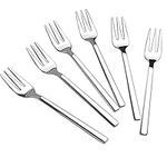 Doryh Stainless Steel Tasting Appetizer Forks, 6.1 Inches, 12 Pieces