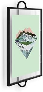 UMBRA Phantom Frame. Cadre photo Phantom. En métal noir. Pour photo 20x25cm. Dimension cadre 25.4x41.1x8.1cm