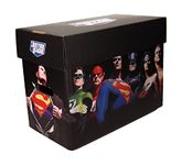 SD TOYS - The Justice League, Box with Lid for Comics, Black, 22 x 30 x 41 cm