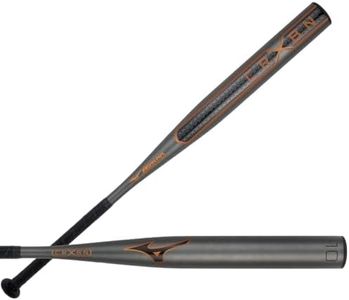 Mizuno Womens F26-CRBN X (-10) Fastpitch Softball Bat, Black-Blazing Orange, 32 Inches
