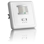 SEBSON PIR Sensor Light Switch Indoor, Wall Flush Mounted, Infrared Motion Sensor, LED suitable, Range max. 9m/160°, IP20