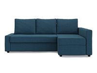 MASTERS OF COVERS Snug Fit Friheten Slipcover for The IKEA Friheten with Chaise Corner Cover, Sofa Bed Cover, Sectional Slipcover Replacement (Navy Blue)