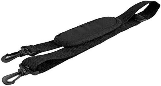 DALIX Premium Replacement Strap with Shoulder Pad for Laptop Travel Duffle Bags, Black, One_Size, Modern