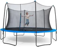 Bestway Xtreme Air 15 FT Outdoor Trampoline for Kids and Adults, No-Gap Security Enclosure Net, Foam-Padded Poles, Fast & Easy Assembly, ASTM Approved