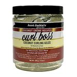 Aunt Jackie's Coconut Crème Recipes Curl Boss, Curling Gel, Curls without Weighing Hair Down, 15 Ounce Jar