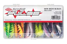 Berkley Pulse Shad soft rubber fishing lures kit - set of paddle tail soft baits for pike, perch fishing, lures for zander, trout bait