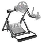 Marada Steering Racing Wheel Stand X Frame Supports for Logitech/Thrustmaster G29, G920, T300RS, T150 Racing Simulator Steering Wheel Stand, Handbrake Wheel Pedals Not Included