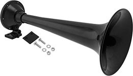 Vixen Horns Train Horn for Truck/Car. Heavy Duty ABS Air Horn Black Single Trumpet (Extra Large). Super Loud dB. Fits Vehicles Like Semi/Pickup/Jeep/RV/SUV VXH1909XB