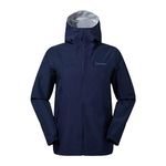 Berghaus Mens Deluge Pro Waterproof Shell Jacket, Adjustable, Durable Coat, Rain Protection, Dusk/Navy Blazer, XL EU