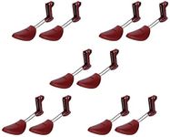 WAJJ 5 Pairs Plastic Shoe Tree Stretcher Shaper for Women Adjustable Length Shoes Boot Holder Shaper Support(Purple Women)