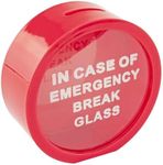 Fairly Odd Novelties Emergency Money Box Savings Bank in Case of Emergency Break Glass Red , FON-10111