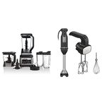 Ninja Professional Plus Kitchen System with Auto-iQ (BN801C) | Ninja Foodi Power Mixer System Combo