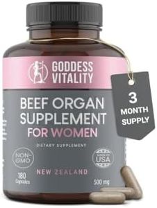 Beef Organ Supplement for Women | Supports Hormone Balance | Ovary, Uterus & Reproductive Nourishment + Liver, Kidney & Heart for Cycle Harmony, Mood Ease & Feminine Energy | 90 Day Supply