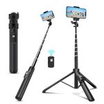 Bluehorn All in one Portable 40 Inch Aluminum Alloy Selfie Stick Phone Tripod with Wireless Remote Shutter for iPhone Xs Max Xr X 8 7 6 Plus, Android Samsung Galaxy S9