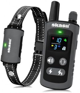 Skasii Dog Training Collar with Remote, for Small Medium Large Dogs, Grey