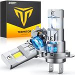 FAHREN H7 fog light bulbs, 40000LM 10X -Upgraded Brightness, 70,000 Hours Lifespan, Real 1:1 Halogen Mini Size, 6500K Cool White, 1:1 Mini Size, Plug and Play, Pack of 2 (2025 Updated)