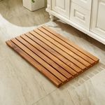 Organizedlife Bath Mat, Teak Wood, 