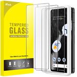 JETech Screen Protector for Google Pixel 7, Tempered Glass Film with Easy Installation Tool, Fingerprint Compatible, HD Clear, 3-Pack