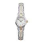 Sekonda Newton 19mm Womens Classic Analogue Quartz Watch with White Dial Mineral Glass and Two Tone Gold Silver Stainless Steel Expander Bracelet