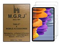 M.G.R.J® Tempered Glass Screen Protector for Samsung Galaxy Tab S9 FE / S9 / S8 / S7 (SM-X700 / X706 / T870 / T875 / T876B/ X710 / X716B / X718U) (11" inch) (Pack of 2)