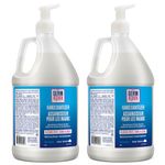 X3 Clean Germ Attack Hand Sanitizer – Alcohol Free and Fragrance Free, Moisturizing - Economy Refill Jug with Foaming Pump – 3.8 L Size (2 Pack)