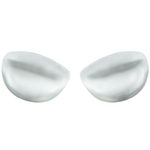 Under Glamour Secret Silicone Bra Inserts - Clear Gel Push Up Breast Pads - Soft Silicone Cleavage Enhancer (Medium)