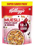 Kellogg's Muesli Fruit Nut & Seeds | 12 In 1 Power Breakfast | No Maida No Palm Oil | India's No 1 Muesli | 750g | Super Saver Pack with Ziplock