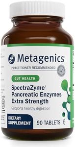 Metagenics SpectraZyme Pancreatic Enzymes Extra Strength - Bioactive Pancreatic Enzymes for Digestive Support* - 90 Servings