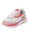 Puma Girls Cruise Rider Peony Junior White-Loveable-Lily Pad Sneaker - 4UK (38568910)