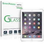 amFilm Screen Protector for New iPad 9.7" (2018), iPad Pro 9.7 Inch, iPad Air 2, and iPad Air - Tempered Glass Screen Protector Film