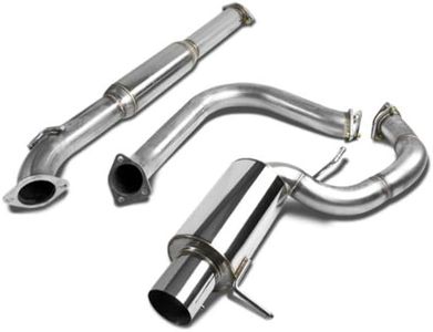 DNA Motoring CBE-ME00V6 CBEME00V6 Stainless Steel Catback Exhaust System
