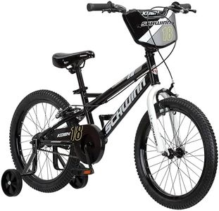 Schwinn Koen Boy's Bike, Featuring SmartStart Frame to Fit Your Child's Proportions, 18inches Wheels, Black