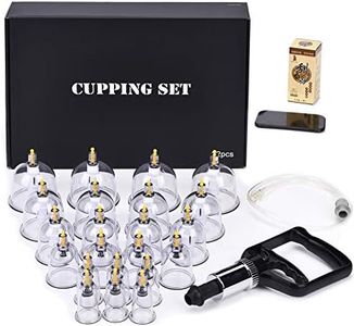 Cupping Set Professional Chinese Acupoint Cupping Therapy Sets, Suction Hijama Cupping Set with Vacuum Magnetic Pump Cellulite Cupping Massage Kit 22-Cup