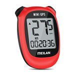 MEILAN M3 Mini GPS Bike Computer, Wireless Bike Odometer and Speedometer Bicycle Computer Waterproof Cycling Computer with LCD Backlight Display for Men Women Teens Bikers Outdoor Cycling