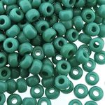 Miyuki Round Seed Bead Size 6/0 20g Opaque Turquoise Green